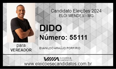 Candidato DIDO 2024 - ELÓI MENDES - Eleições