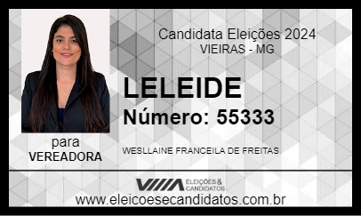 Candidato LELEIDE 2024 - VIEIRAS - Eleições