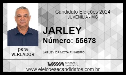 Candidato JARLEY 2024 - JUVENÍLIA - Eleições