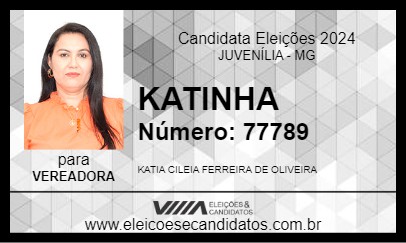 Candidato KATINHA 2024 - JUVENÍLIA - Eleições