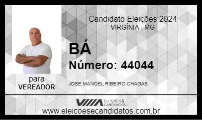 Candidato BÁ 2024 - VIRGÍNIA - Eleições