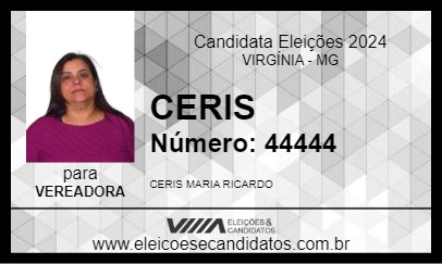 Candidato CERIS 2024 - VIRGÍNIA - Eleições