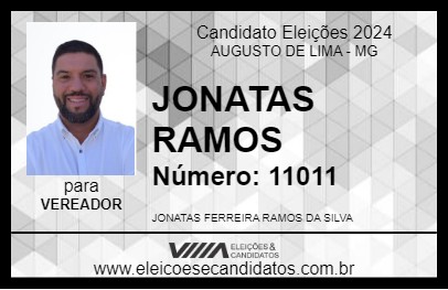 Candidato JONATAS RAMOS 2024 - AUGUSTO DE LIMA - Eleições