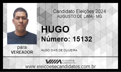 Candidato HUGO 2024 - AUGUSTO DE LIMA - Eleições