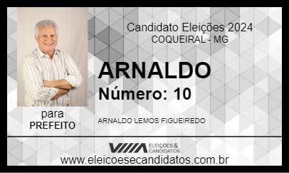 Candidato ARNALDO 2024 - COQUEIRAL - Eleições