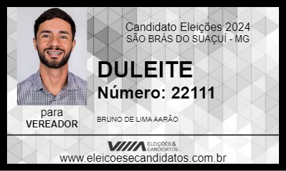 Candidato DULEITE 2024 - SÃO BRÁS DO SUAÇUÍ - Eleições