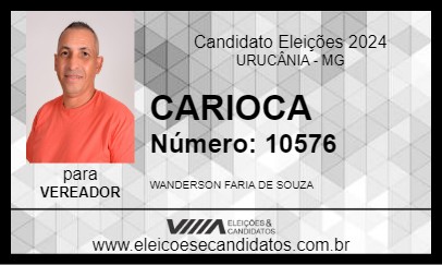 Candidato CARIOCA 2024 - URUCÂNIA - Eleições