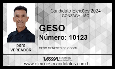 Candidato GESO 2024 - GONZAGA - Eleições