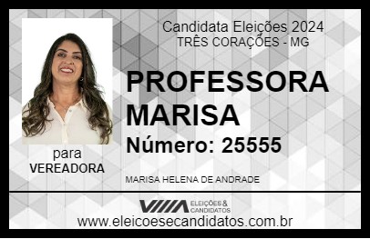 Candidato PROFESSORA MARISA 2024 - TRÊS CORAÇÕES - Eleições