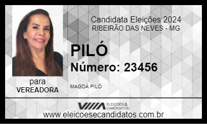 Candidato PILÓ 2024 - RIBEIRÃO DAS NEVES - Eleições