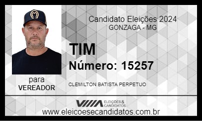 Candidato TIM 2024 - GONZAGA - Eleições