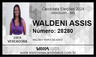 Candidato WALDENI ASSIS 2024 - ARAGUARI - Eleições