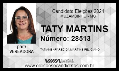 Candidato TATY MARTINS 2024 - MUZAMBINHO - Eleições