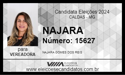 Candidato NAJARA 2024 - CALDAS - Eleições