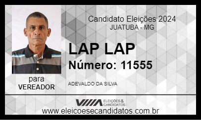 Candidato LAP LAP 2024 - JUATUBA - Eleições