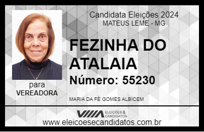 Candidato FEZINHA DO ATALAIA 2024 - MATEUS LEME - Eleições