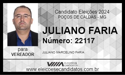 Candidato JULIANO FARIA 2024 - POÇOS DE CALDAS - Eleições