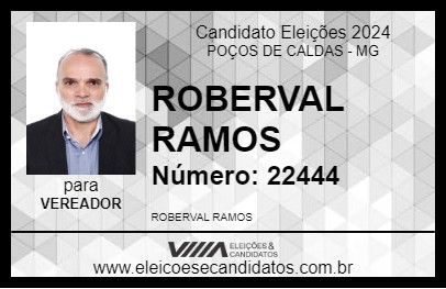 Candidato ROBERVAL RAMOS 2024 - POÇOS DE CALDAS - Eleições