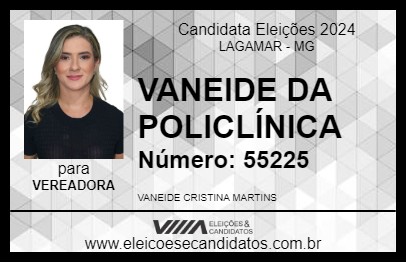 Candidato VANEIDE DA POLICLÍNICA 2024 - LAGAMAR - Eleições