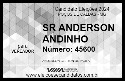 Candidato SR ANDERSON ANDINHO 2024 - POÇOS DE CALDAS - Eleições