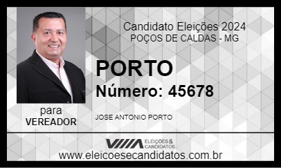 Candidato PORTO 2024 - POÇOS DE CALDAS - Eleições