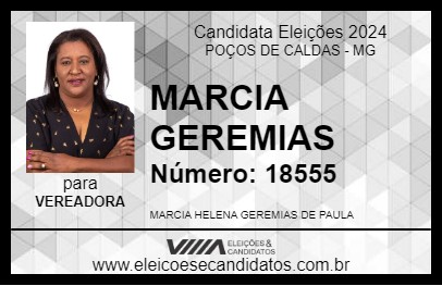 Candidato MARCIA GEREMIAS 2024 - POÇOS DE CALDAS - Eleições