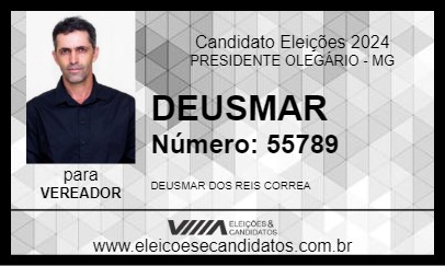 Candidato DEUSMAR 2024 - PRESIDENTE OLEGÁRIO - Eleições