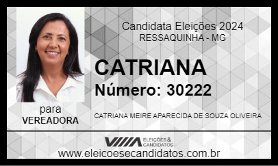 Candidato CATRIANA 2024 - RESSAQUINHA - Eleições