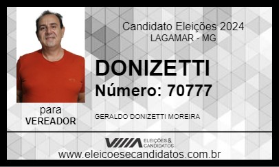 Candidato DONIZETTI 2024 - LAGAMAR - Eleições