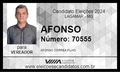 Candidato AFONSO 2024 - LAGAMAR - Eleições