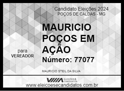 Candidato MAURICIO POÇOS EM AÇÃO 2024 - POÇOS DE CALDAS - Eleições