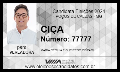 Candidato CIÇA 2024 - POÇOS DE CALDAS - Eleições