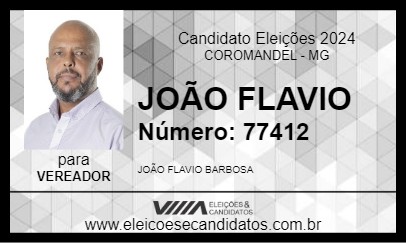 Candidato JOÃO FLAVIO 2024 - COROMANDEL - Eleições