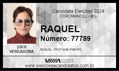 Candidato RAQUEL 2024 - COROMANDEL - Eleições