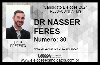 Candidato DR NASSER FERES 2024 - RESSAQUINHA - Eleições