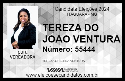 Candidato TEREZA  DO JOAO  VENTURA 2024 - ITAGUARA - Eleições