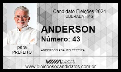 Candidato ANDERSON 2024 - UBERABA - Eleições