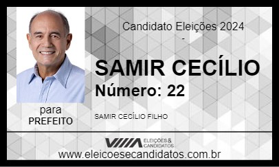 Candidato SAMIR CECÍLIO 2024 - UBERABA - Eleições