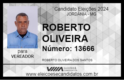 Candidato ROBERTO OLIVEIRA 2024 - JORDÂNIA - Eleições