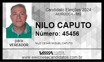 Candidato NILO CAPUTO 2024 - AIURUOCA - Eleições