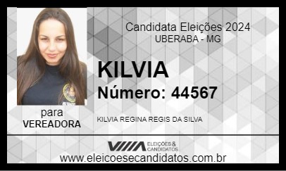 Candidato KILVIA 2024 - UBERABA - Eleições