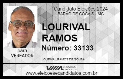 Candidato LOURIVAL RAMOS 2024 - BARÃO DE COCAIS - Eleições