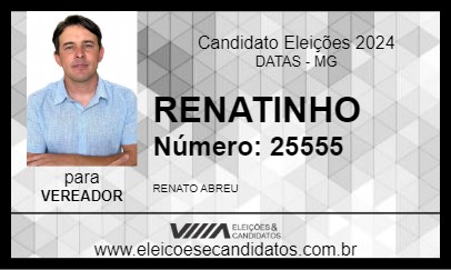 Candidato RENATINHO 2024 - DATAS - Eleições