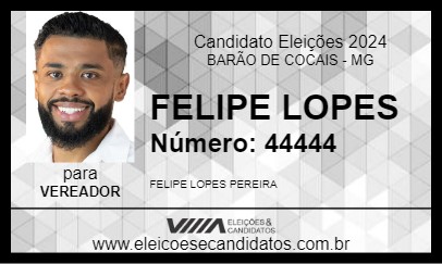 Candidato FELIPE LOPES 2024 - BARÃO DE COCAIS - Eleições