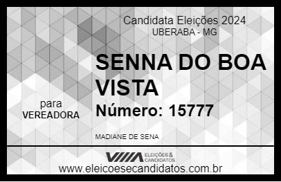 Candidato SENNA DO BOA VISTA 2024 - UBERABA - Eleições