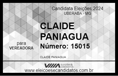 Candidato CLAIDE PANIAGUA 2024 - UBERABA - Eleições