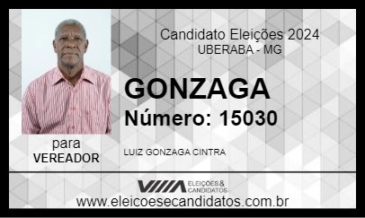 Candidato GONZAGA 2024 - UBERABA - Eleições