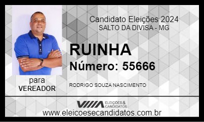 Candidato RUINHA 2024 - SALTO DA DIVISA - Eleições