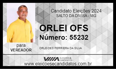 Candidato ORLEI OFS 2024 - SALTO DA DIVISA - Eleições