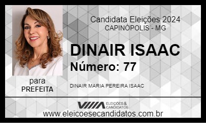 Candidato DINAIR ISAAC 2024 - CAPINÓPOLIS - Eleições